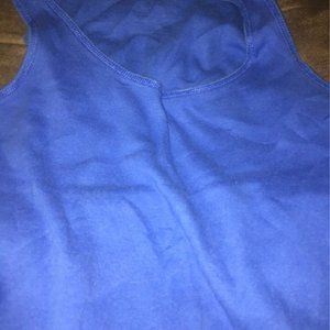 Blue tank top